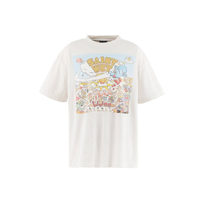 SAINT Mxxxxxx(セントマイケル) SM-MK8-0000-016 / SS T-SHIRT / SAINT WET / WHITE