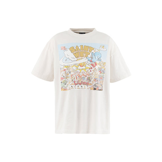 SAINT Mxxxxxx(セントマイケル) SM-MK8-0000-016 / SS T-SHIRT / SAINT WET / WHITE