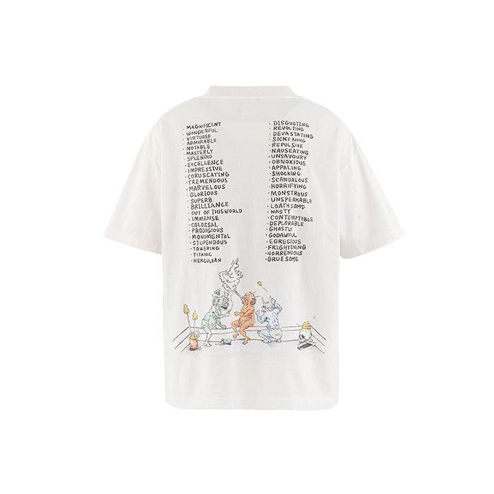 SAINT Mxxxxxx(セントマイケル) SM-MK8-0000-016 / SS T-SHIRT / SAINT WET / WHITE