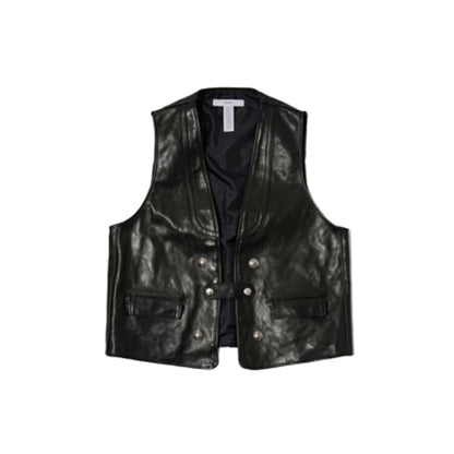 MASSES HORSE LEATHER VEST