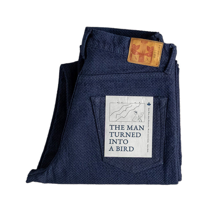 omotodenim 0821 15oz Ori-sashi Sashiko Loose Fit Pants