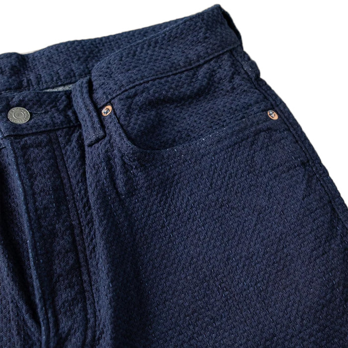 omotodenim 0821 15oz Ori-sashi Sashiko Loose Fit Pants