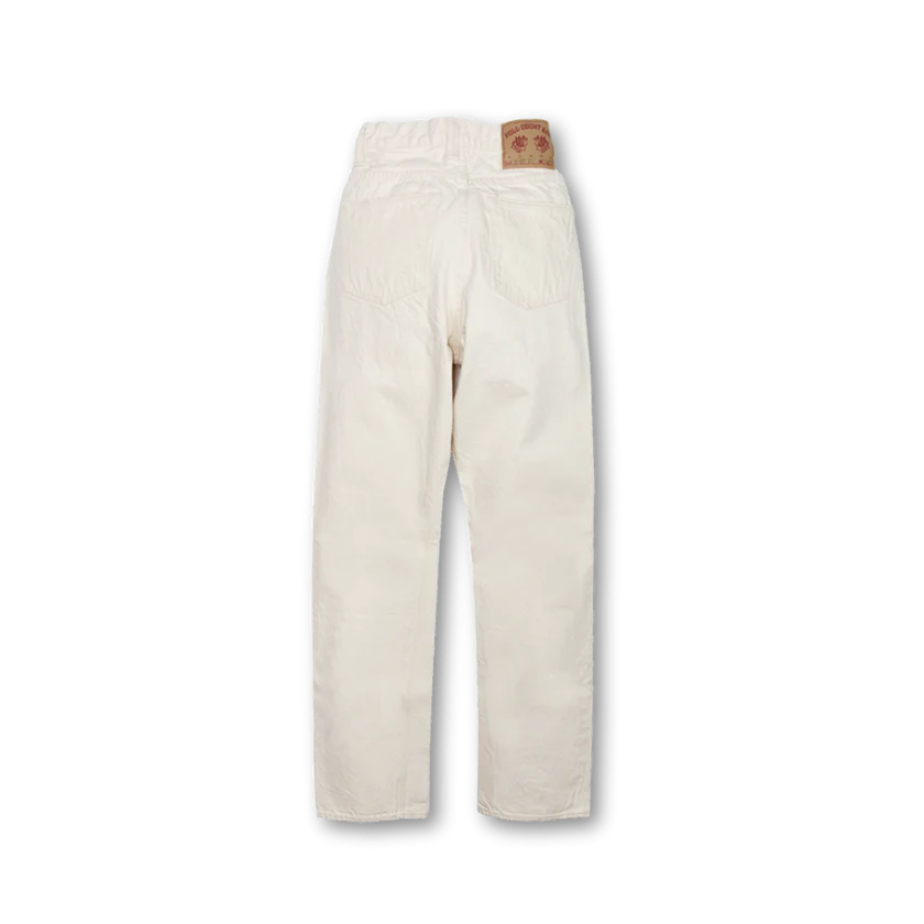 FULLCOUNT(フルカウント) 0107EC Womens Wide Straight “Monroe” Ecru Denim