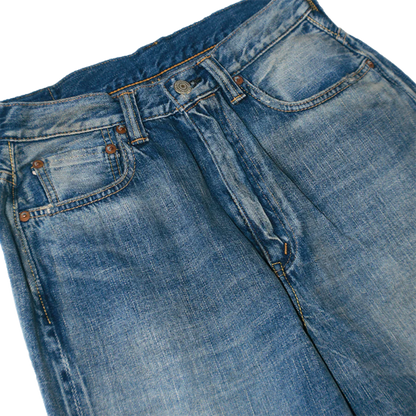 FULL COUNT(フルカウント)0107SSHW Womens Wide Straight ”Monroe” Denim HW (Super Smooth)