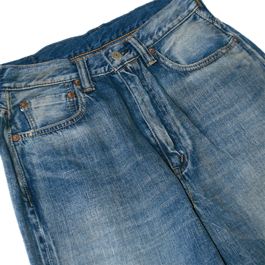 FULL COUNT(フルカウント)0107SSHW Womens Wide Straight ”Monroe” Denim HW (Super Smooth)