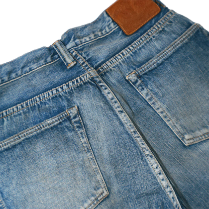 FULL COUNT(フルカウント)0107SSHW Womens Wide Straight ”Monroe” Denim HW (Super Smooth)
