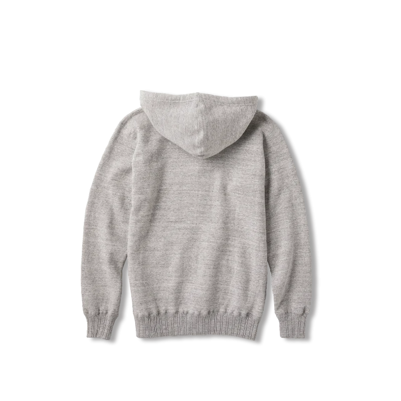 FULLCOUNT(フルカウント) 3745 After Hood Sweat Shirt Mother Cotton Hethaer  Ink.Blk Gray