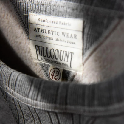 FULLCOUNT(フルカウント) 3745 After Hood Sweat Shirt Mother Cotton Hethaer  Ink.Blk Gray