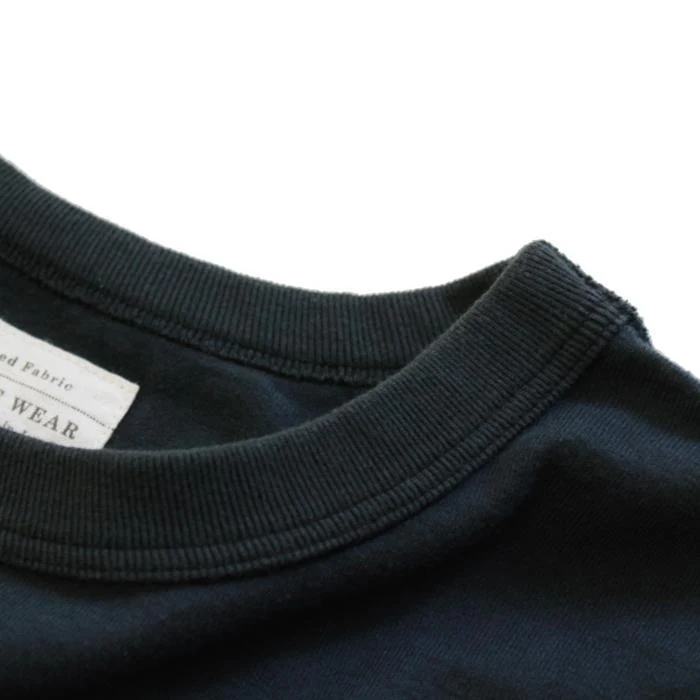 FULLCOUNT(フルカウント) 5222L Flat Seam Heavyweight Longsleeve T Shirt Ink.Blk Ecru