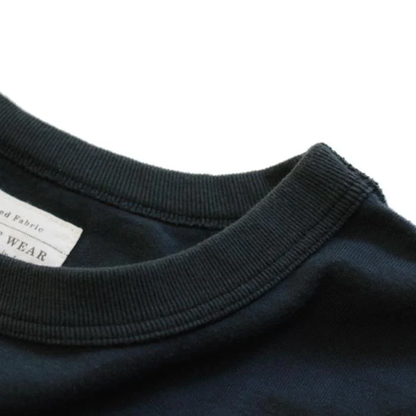 FULLCOUNT(フルカウント) 5222L Flat Seam Heavyweight Longsleeve T Shirt Ink.Blk Ecru