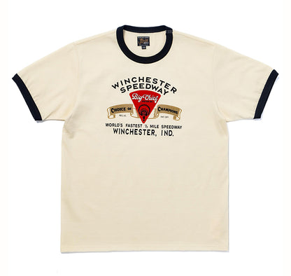 JOE McCOY(ジョーマッコイ)JOE MCCOY TEE / BIG CHIEF:ECRU×BLACK