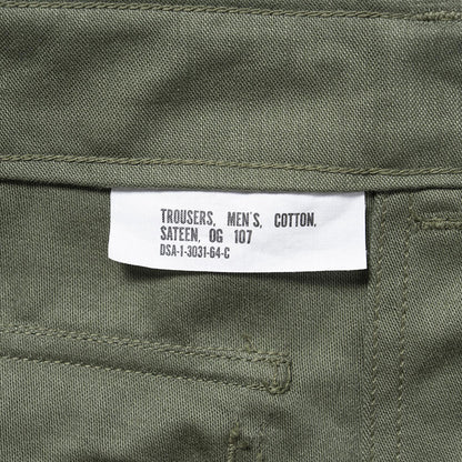 The REAL McCOY'S(ザ・リアルマッコイズ)TROUSERS, MEN'S, COTTON SATEEN, OG-107